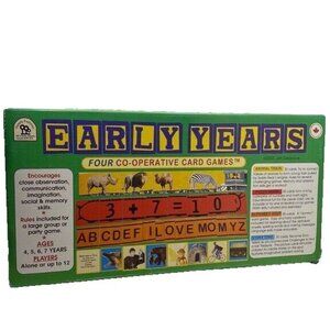 Early Years: Four Co-operative Card Games by Family Pastimes Vintage 2003